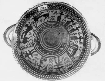 CUP (ATHENIAN GEOMETRIC, SILHOUETTE)
