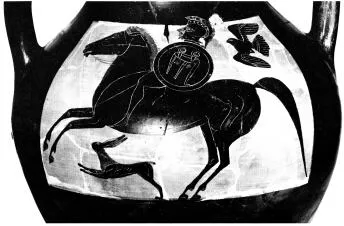AMPHORA, BELLY, TYPE B (ATHENIAN, BLACK-FIGURE)