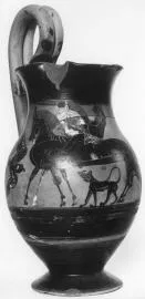 OLPE (ATHENIAN, BLACK-FIGURE)