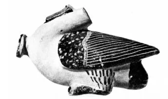 FIGURE VASE (EAST GREEK, BLACK-FIGURE)