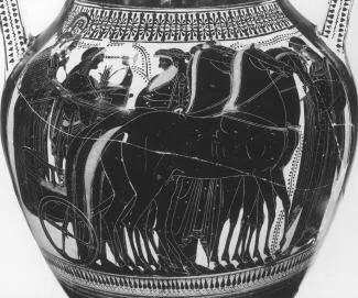 AMPHORA, BELLY, TYPE A (ATHENIAN, BLACK-FIGURE)