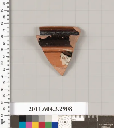 Terracotta fragment of a pyxis (box)?