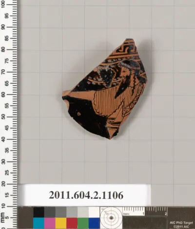Terracotta fragment of a lekythos (oil flask)