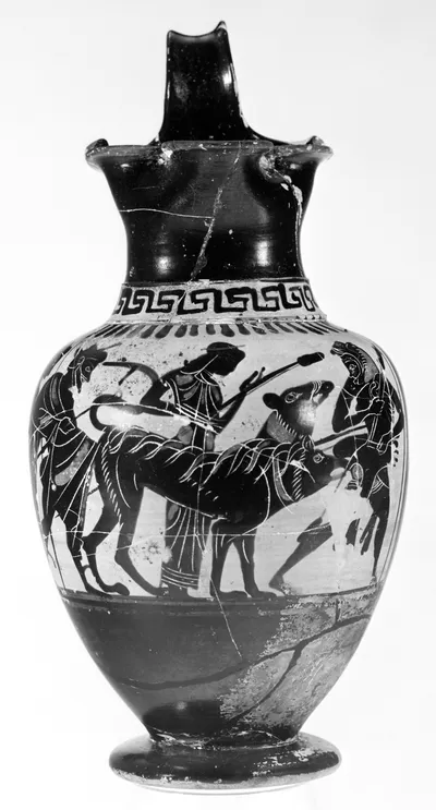Attic Black-Figure Oinochoe (Shape I)
