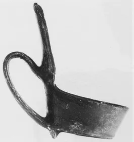 KYATHOS (ETRUSCAN, BUCCHERO)