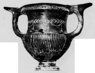 KRATER (SOUTH ITALIAN, CAMPANIAN, BLACK GLAZE)