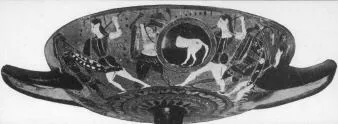 CUP A (ATHENIAN, BLACK-FIGURE)