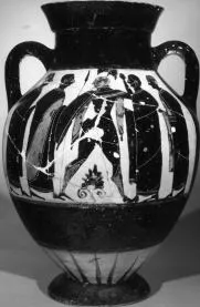 AMPHORA, BELLY, TYPE B (ATHENIAN, BLACK-FIGURE)