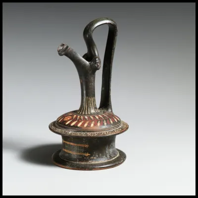 Terracotta oinochoe: epichysis (jug)