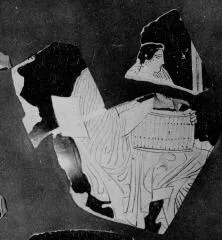 KRATER, FRAGMENT (ATHENIAN, RED-FIGURE)