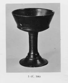 CHALICE (ETRUSCAN, BUCCHERO)