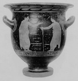 KRATER, BELL (SOUTH ITALIAN, APULIAN, RED-FIGURE)