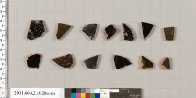 Terracotta fragments of oinochoai (jugs)