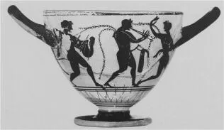 SKYPHOS (ATHENIAN, BLACK-FIGURE)