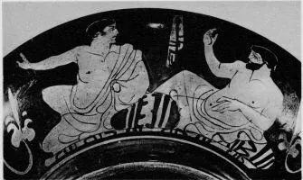 CUP, STEMLESS (ATHENIAN, RED-FIGURE)