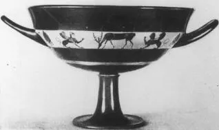 CUP, LITTLE MASTER BAND (ATHENIAN, BLACK-FIGURE)