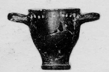 SKYPHOS (SOUTH ITALIAN, CAMPANIAN, BLACK GLAZE)