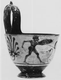 KYATHOS (ETRUSCAN, BLACK-FIGURE)