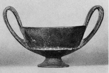 KANTHAROS (ETRUSCAN, BUCCHERO)