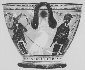 SKYPHOS (ATHENIAN, BLACK-FIGURE)