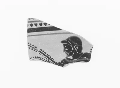Attic Black-Figure Skyphos Fragment