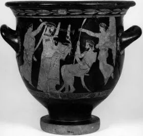 KRATER, BELL (ATHENIAN, RED-FIGURE)
