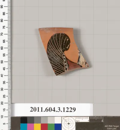 Terracotta rim fragment of a kyathos (cup-shaped ladle)