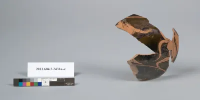 Terracotta fragments of a mastoid?