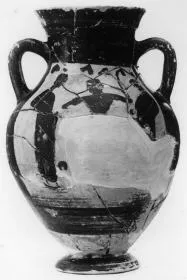 AMPHORA, BELLY, TYPE B (ATHENIAN, BLACK-FIGURE)