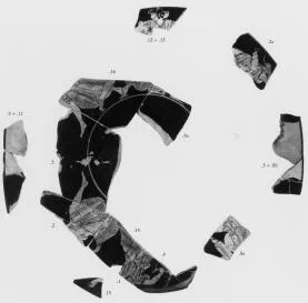 CUP B, FRAGMENTS (ATHENIAN, RED-FIGURE)