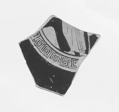 Attic Red-Figure Kylix Fragment