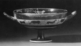 CUP, LITTLE MASTER BAND (ATHENIAN, BLACK-FIGURE)