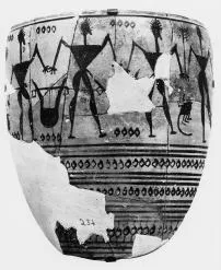 FRAGMENT (ATHENIAN GEOMETRIC, SILHOUETTE)