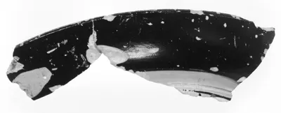 Attic Black-Figure Neck Amphora Fragment (comprised of 2 Joined Fragments)