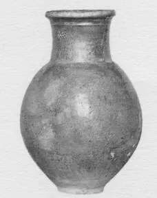 AMPHORA, BELLY (EGYPTIAN, ENAMEL)