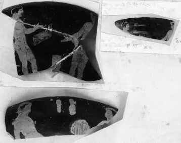 CUP, FRAGMENTS (ATHENIAN, RED-FIGURE)