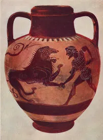AMPHORA, NECK (EAST GREEK, BLACK-FIGURE)