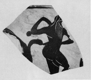 CUP, FRAGMENT (ATHENIAN, BLACK-FIGURE)