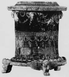 PYXIS (EAST GREEK, BLACK GLAZE)