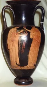 AMPHORA, NECK (ATHENIAN, RED-FIGURE)