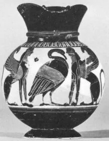 OINOCHOE (CORINTHIAN, BLACK-FIGURE)