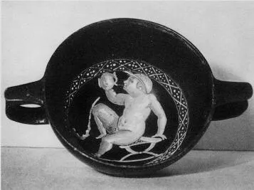 KANTHAROS (ITALIOTE, BLACK GLAZE)