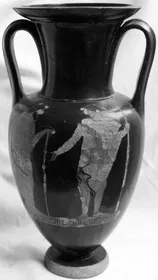 AMPHORA, NECK (ATHENIAN, RED-FIGURE)