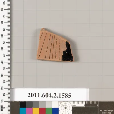 Terracotta fragment of a skyphos (deep drinking cup)