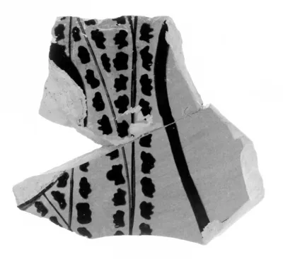 Attic Black-Figure Eye Cup Fragment