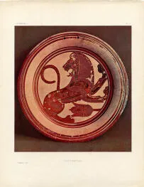 PLATE (CORINTHIAN, BLACK-FIGURE)
