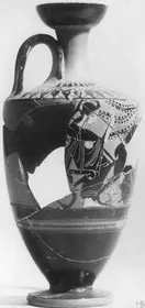 LEKYTHOS (ATHENIAN, BLACK-FIGURE)