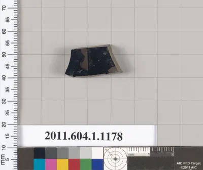 Terracotta fragment of a kylix (drinking cup)