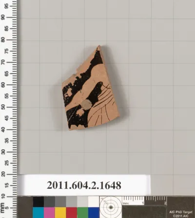 Terracotta fragment of a skyphos (deep drinking cup)