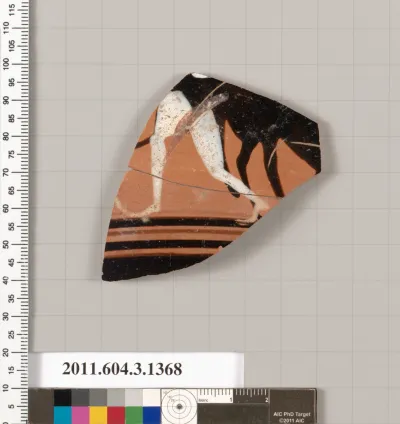 Terracotta fragment of a skyphos (deep drinking cup)